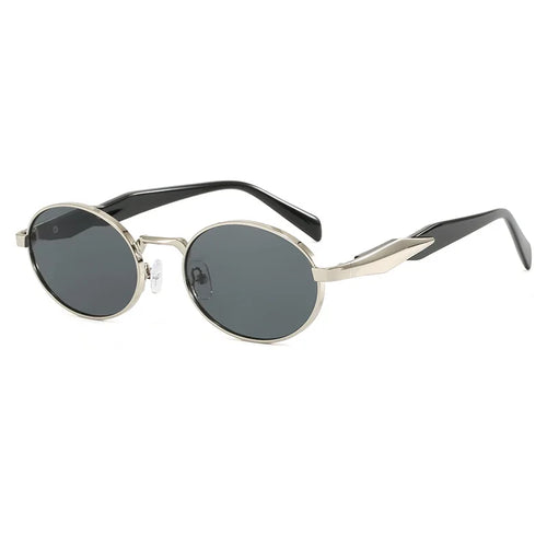 Lunettes de soleil rétro punk de luxe femme