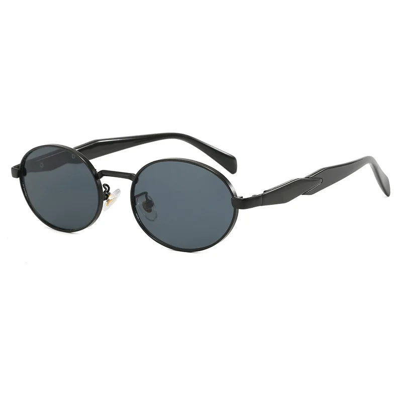 Lunettes de soleil rétro punk de luxe femme