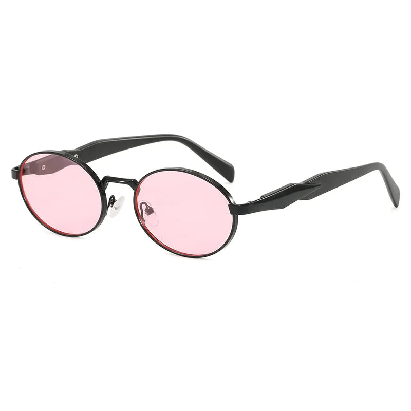 Lunettes de soleil rétro punk de luxe femme