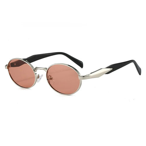 Lunettes de soleil rétro punk de luxe femme