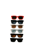 Lunettes de soleil rectangle vintage